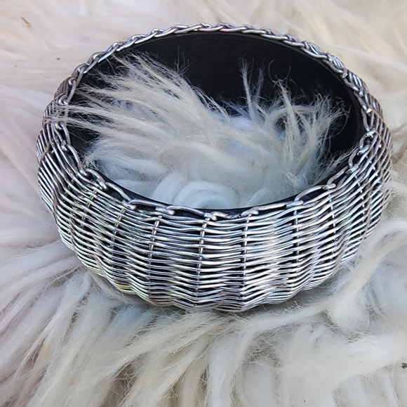 Vintage Large‎ silver Wrap bangle - Picture 1 of 4
